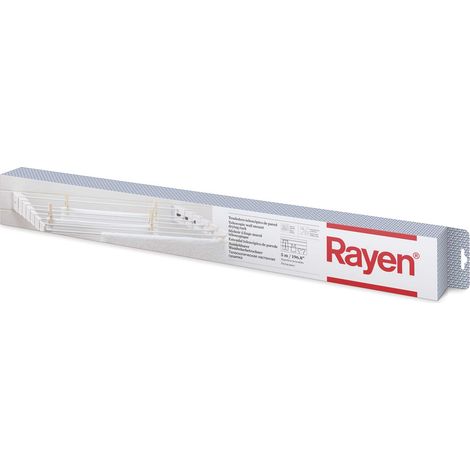 Rayen Stendibiancheria telescopico a parete Sia all'interno che all'esterno 5 metri di superficie Pieghevole per risparmiare spazio Dimensioni 80 x 37 cm (1/5)