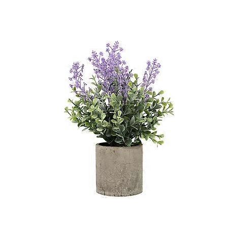 1 Stück künstliche Lavendel-Topfdekoration für den Schreibtisch, grün (1/3)