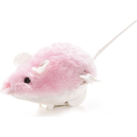 Gioco topo rosa a molla per gatti