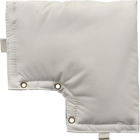 Couvercle antigel pour robinet extérieur, couvercle antigel pour vanne, couvercle antigel pour tuyau extérieur de jardin et de cour (crème) (1/5)
