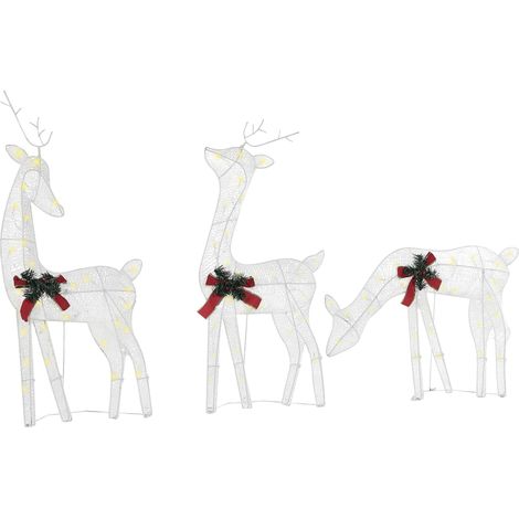 Outdoor Decoration LED ANGELI Reindeer 92/85/49 cm White