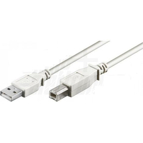 Alpha elettronica cavo sp usb a-sp usb b 2.0 3m bianco 95-602/3wb (1/2)