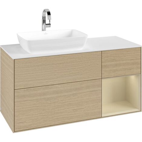 Villeroy & Boch F811HJPC Meuble sous-lavabo Finion F81 (1/3)