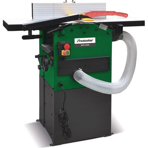 Holzstar – Raboteuse dégauchisseuse 254 mm – Puissance 1,2 kW – Aspiration intégrée – Avance automatique – Pour bois massif (1/5)