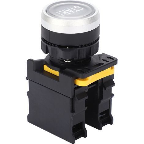 Bouton de démarrage étanche, interrupteur d'urgence à réarmement automatique, outils manuels 10 A AC 220 V (1/5)
