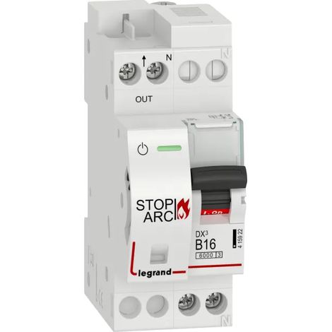 Legrand Fehlerschutzschalter schwarz 16 A 230 V (1/2)