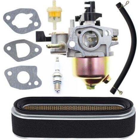 Carburateur avec filtre à air pour moteurs de tondeuses à gazon Honda GXV120, GXV140 et GXV160 HR194, HR195, HR214, HR215, HR216, HRA216 et HRC216.