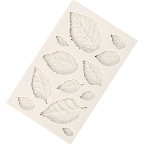 Moule créatif 3D en silicone à feuilles pour gâteau fondant chocolat pâte à sucre décoration outil DIY (1/5)