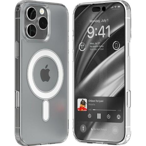 Funda Mercury MagSafe Jelhard para iPhone 16 Pro Max de 6,9 pulgadas, transparente