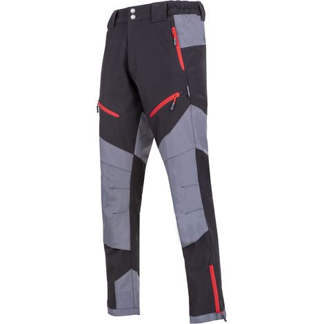 Pantaloni softshell neri e grigi, "2XL", CE, lahti (1/3)
