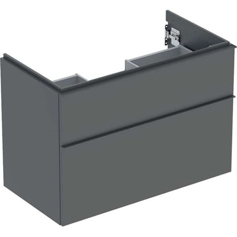 Geberit iCon armoire basse pour lavabo, 2 tiroirs, 88,8x61,5x47,6 (1/2)