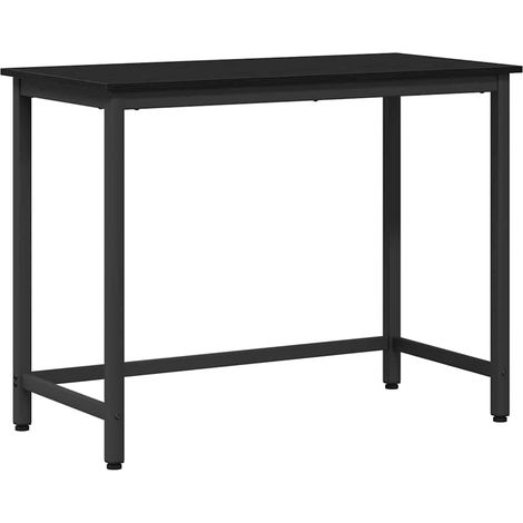 Maison Exclusive - Tisch Schwarz Eichen-Optik 80 x 50 x 76,5 cm