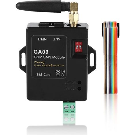 Inteligentny system alarmowy, mini bezprzewodowe połączenie alarmowe, alarm połączenia SMS GSM Inteligentny system alarmowy, sześć zaprogramowanych telefonów Wiadomości alarmowe SMS, do kontaktu w nag (1/5)