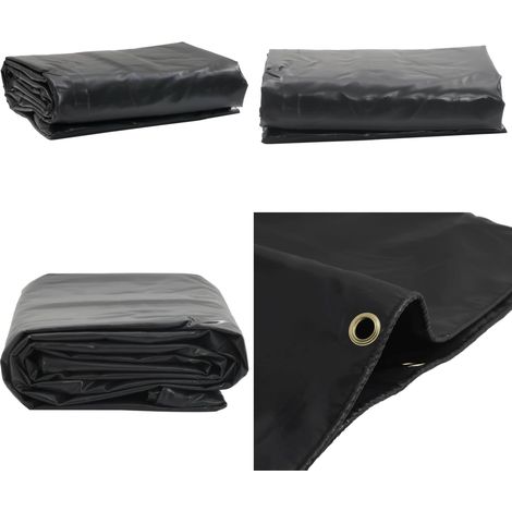 Abdeckplane Anthrazit 3x5 m 600 g/m² - Abdeckplane - Planen - Wasserdichte Plane - Wetterfeste Plane - Campingplane - Home & Living