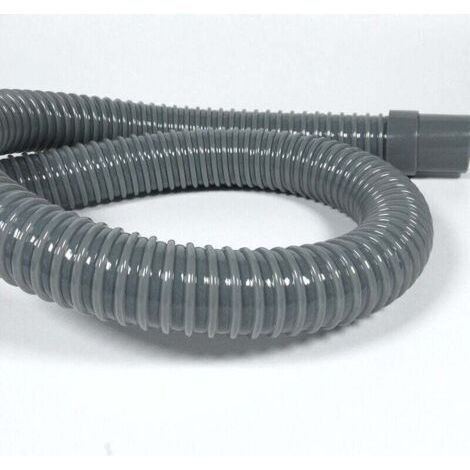 Flexible drain hose 90° - 45 x 32 mm for connecting the faucet fitting - Made of recyclable recycled plastic - Grey (1/4)