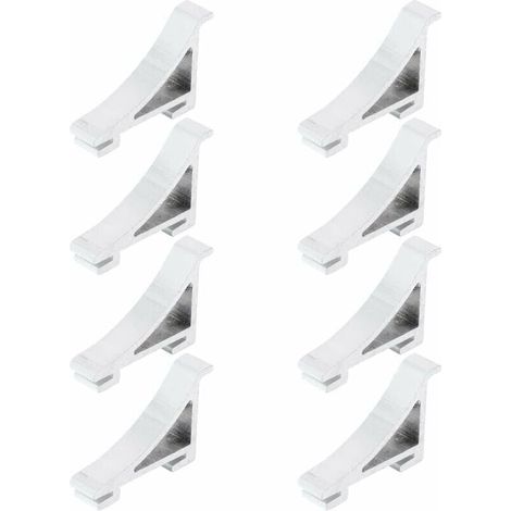 8 clips para estantes de refrigerador, soporte para refrigerador, congelador y enfriador. (1/4)