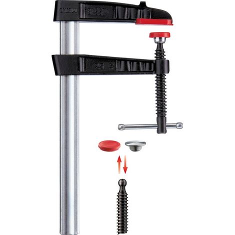 Temperguss-Schraubzwinge TG-K 300/120 Bessey TG30S12K Spann-Weite (max.):300 mm Ausladungs-Maße:120 (1/4)