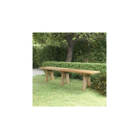 Banc de jardin 160cm bois de pin massif imprégné (1/5)