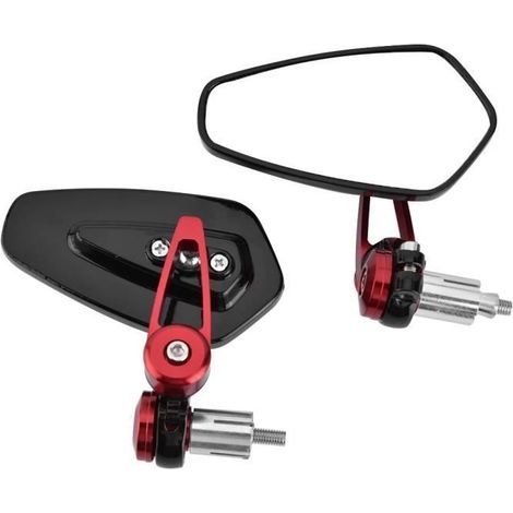 Specchietto retrovisore universale per moto, in alluminio, 7-8" (22 mm), QI052 (1/4)