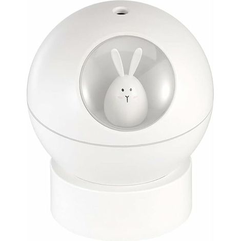 Mini Multi-Mode USB Humidifier for Desk or Office - White