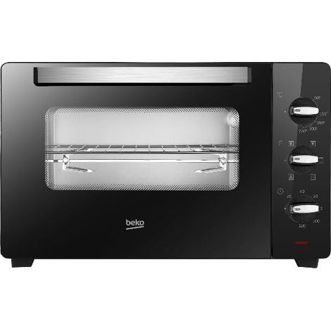 Beko Horno Eléctrico BMOF45B 45 Litros 2000W Ventilado Con Asador Negro