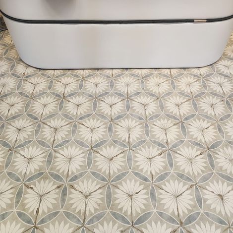 Carrelage Imitation Carreaux de Ciment Hexagonal BOHEMIA 21x25 cm Margarita (1/4)