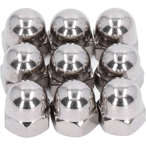 304 Stainless Steel Fastening Accessory Kit, 50 Pieces, Cap Nut for Maintenance and Repair M5 (1/5)