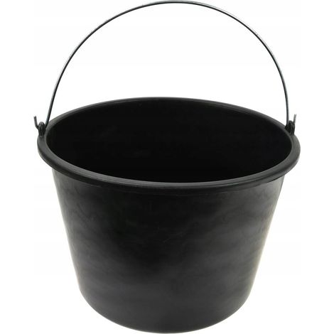 Baueimer, schwarz, Kunststoff, Gartenarbeit, 20 l, geko (1/2)