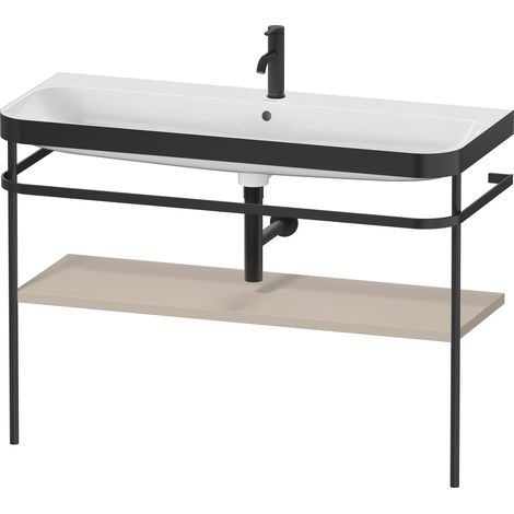 Duravit Happy D.2 Plus c-bonded Set avec console métallique,