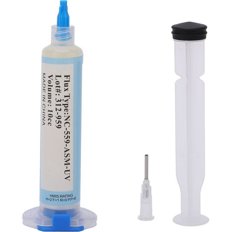 Pâte à souder NC559ASMUV 10 cc, flux de soudage pour la réparation de puces de cartes mères de téléphones et d'ordinateurs.
