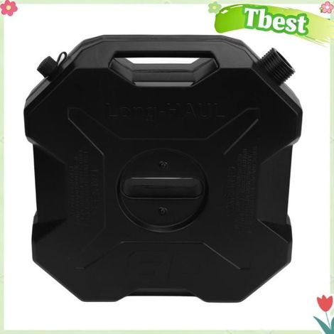HURRISE Réservoir de mazout Fuel Oil Tank 6L 1.6 Gallons Black Large Capacity Gas Petrol Container With auto Sans support (1/5)