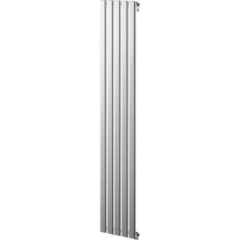 Hudson Chrome 1800mm x 376mm Single Panel Radiator (1/5)