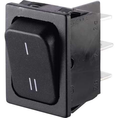 Marquardt 1834.3309 Wippschalter 01834.3309-00 250 V/AC 6 A 2 x Ein/Ein IP40 rastend 1 St.