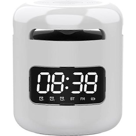 Radio réveil de chevet avec chargeur USB, Haut - parleur Bluetooth et chaîne hi - Fi (1/5)