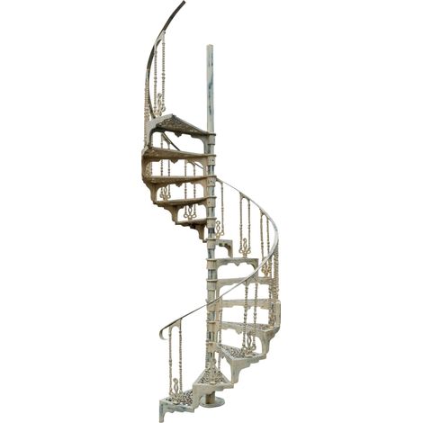 Cast-iron spiral staircase antique finish (1/5)