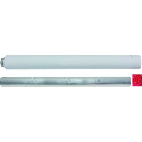 Vaillant Verlängerung turboTEC kürzbar Luft-/Abgasführung, Alu, 60/100mm, 1,0 m, 303833 (1/2)