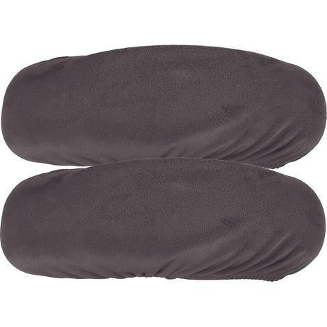 Lot de 2 housses de protection pour accoudoirs de chaise de bureau, protections pour repose-mains, housses souples pour accoudoirs de chaise de bureau-24.00X9.00X0.80CM-Grey (1/4)