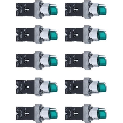 10 BERM-Tasten, normalerweise geschlossen, Drehknöpfe, AC220V/AC24V, BEM'XB2'20XD/31220V (1/5)
