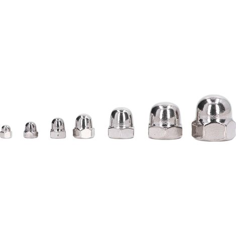 Kit de 50 écrous borgnes en acier inoxydable 304, accessoires de fixation pour la maintenance et la réparation (M12) (1/5)