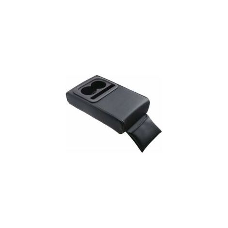 Cuscino per bracciolo auto, cuscino universale per bracciolo della console centrale auto in memory foam e similpelle PU con portabicchieri e tasca portaoggetti, scatola portaoggetti per accessori - Cr (1/4)