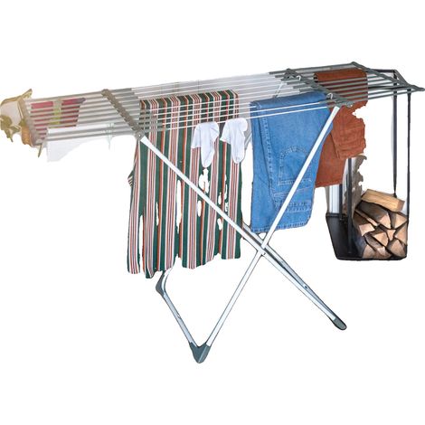 Sèche-linge télescopique, capacité de séchage de 17 m, design ajustable, BLANC (1/5)