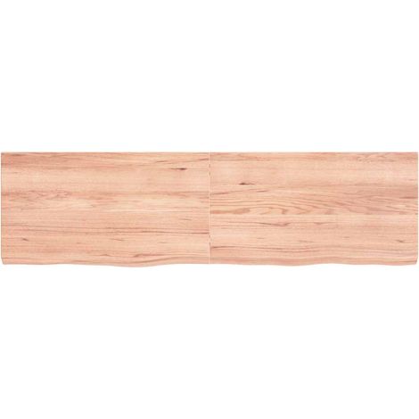 Maison Exclusive - Piano Tavolo Marrone 180x50x(2-6) cm Massello Rovere Trattato
