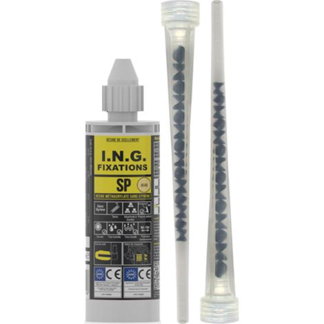 Methacrylat-Versiegelungsharzkartusche SP ING FIXATIONS - 170 ml - Grau - A050025
