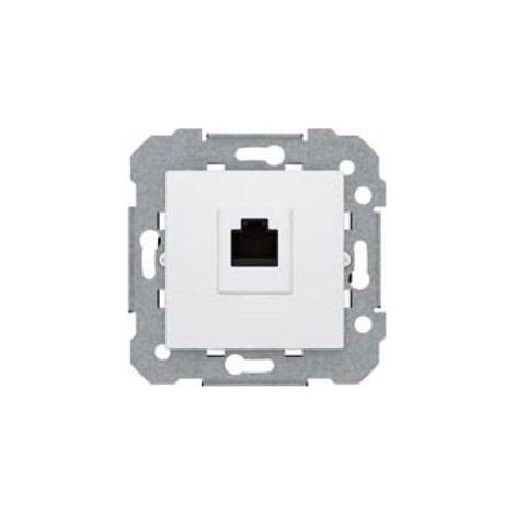 Toma de teléfono RJ11 blanco BJC Viva 23482 (1/2)