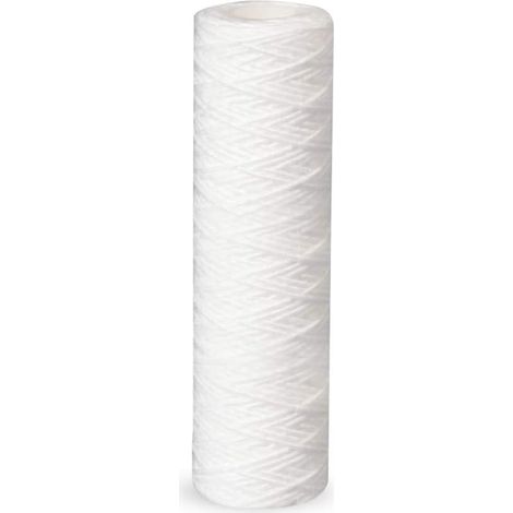 Schläfer 1957111 Cartuccia filtrante Universale 10" 50 µ micron diametro 60 mm in filo di polipropilene monouso non alimentare, Cartucce Filtro d’acqua FILO AVVOLTO