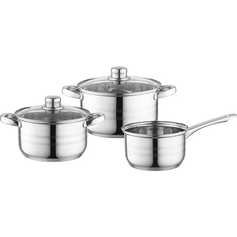 ENSEMBLE DE 5 CASSEROLE EN ACIER INOXYDABLE STARK