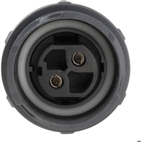 Connecteur Rond Femelle - 180 Degres - 25 A - 600 V - Pour Câble 11-13 Mm - Matiere Thermoplastique - Doré - 1 Piece (1/3)