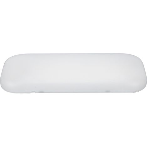 Plafonnier LED intérieur pour camping-car, forme ovale, lumière blanche chaude, 12 V, 500 lumens, 3000 K, convient aux camions, remorques et bateaux, sans interrupteur. (1/5)