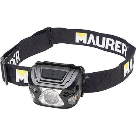 TORCIA LED BATTERIA RICARICABILE DA TESTA MAURER - CF. BLISTER