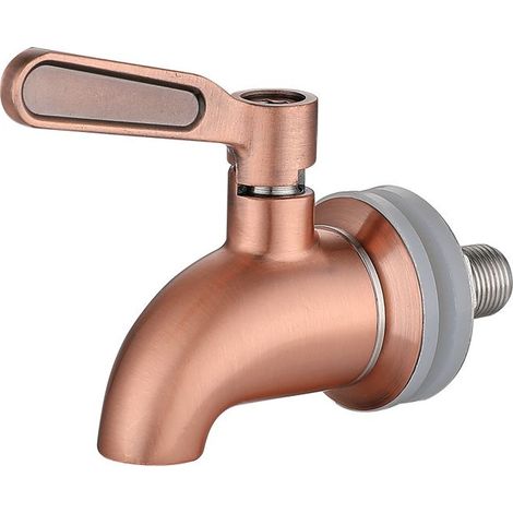 304 Stainless Steel Rotating Tap Water Dispenser for Juice, Beer - Used for Wine, Beer, Juice, Beverage Fountain, Beverage Dispenser (Rose Gold) (1/5)